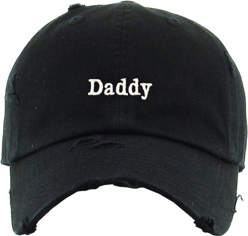 KBETHOS Daddy Dad Hat Pineapple Vacation Baseball Cap Vintage Distressed Classic Polo Style Adjustable, Black, One Size - Image 2